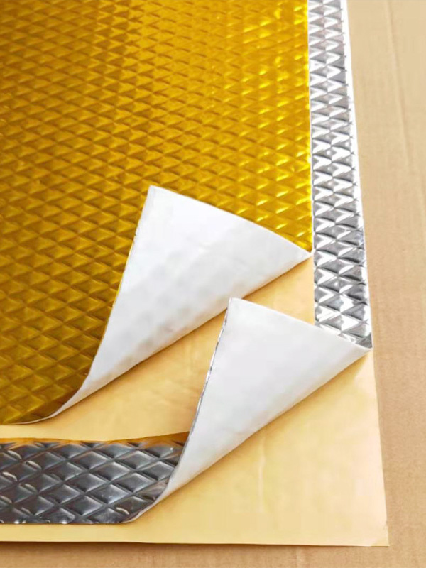 Soundproofing and shock-absorbing plate